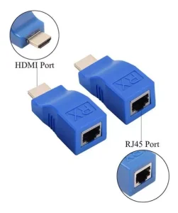 Extensor Hdmi hasta 30 Metros con Utp Rj45 Cat5/6