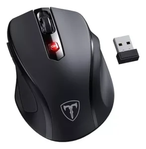 Mouse Inalámbrico Ergonomico D-09 Wireless 2.4 Ghz